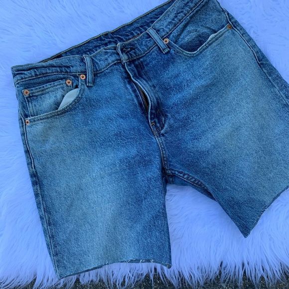 Vintage Levi’s cut off shorts acid washed